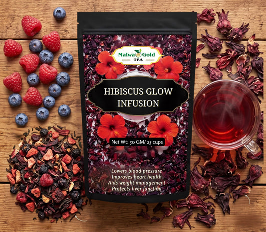 Malwa Gold Hibiscus Herbal Infusion