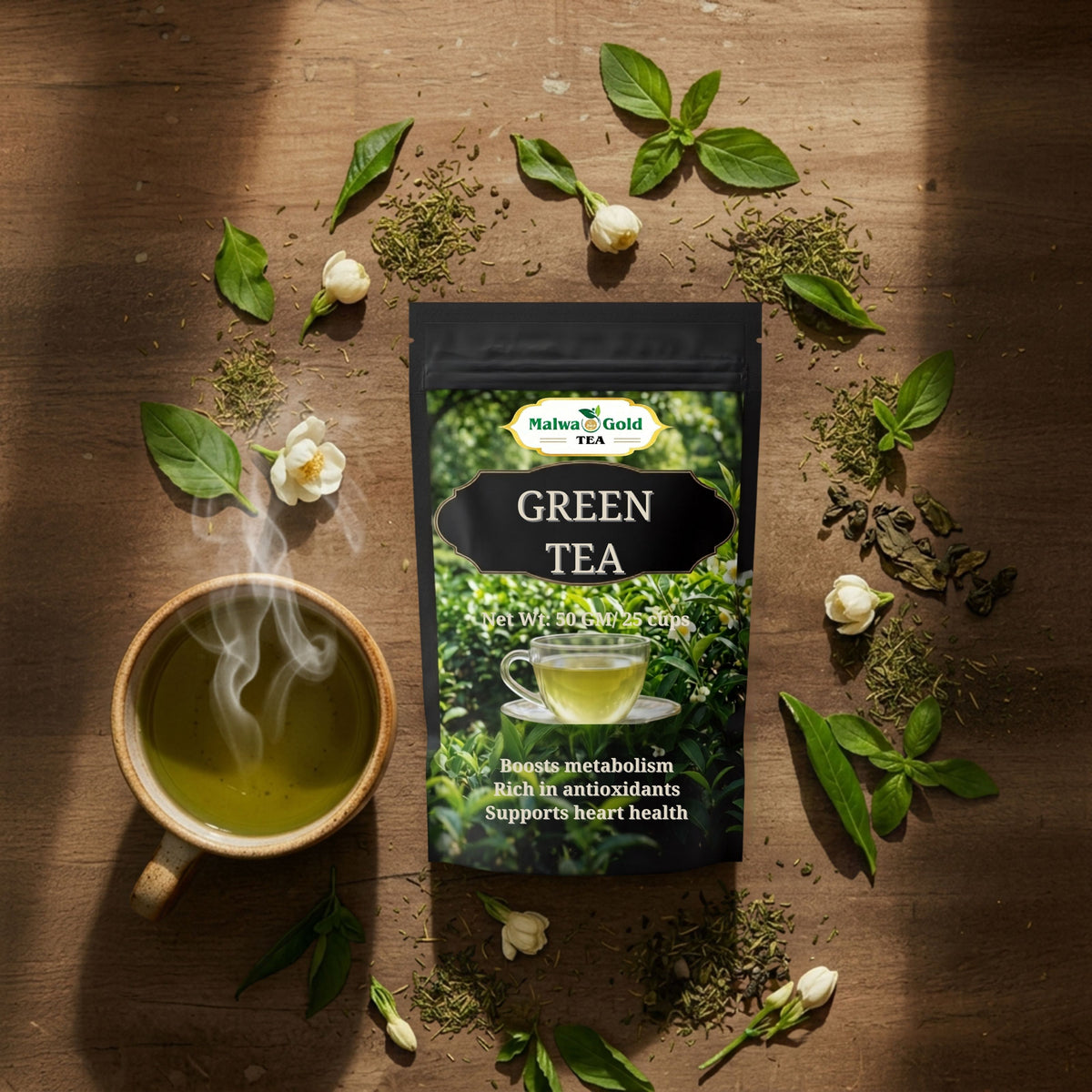 Malwa Gold Green Tea Herbal Infusion