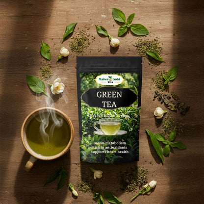 Malwa Gold Green Tea Herbal Infusion