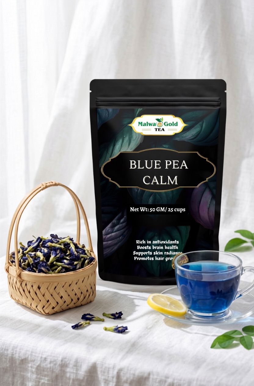 Malwa Gold Blue Pea Flower Herbal Infusion