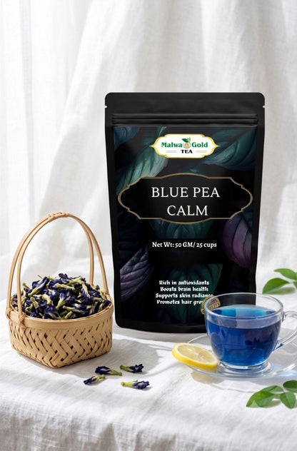 Malwa Gold Blue Pea Flower Herbal Infusion