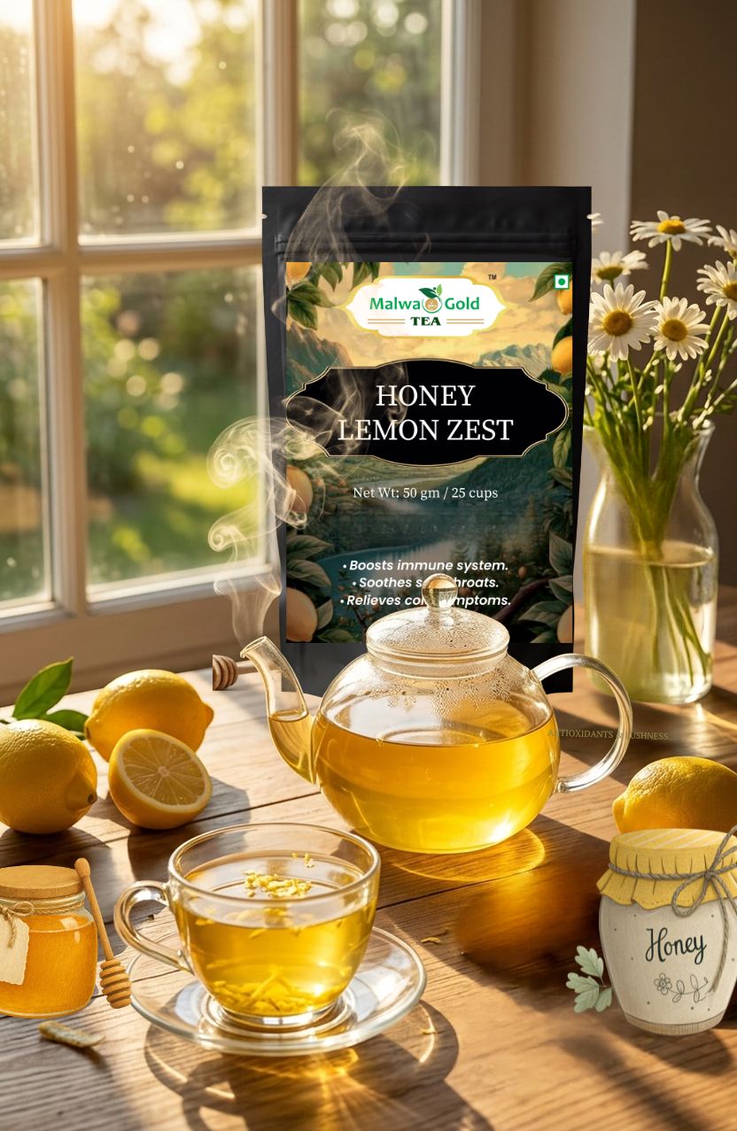 Malwa Gold Honey Lemon Herbal Infusion