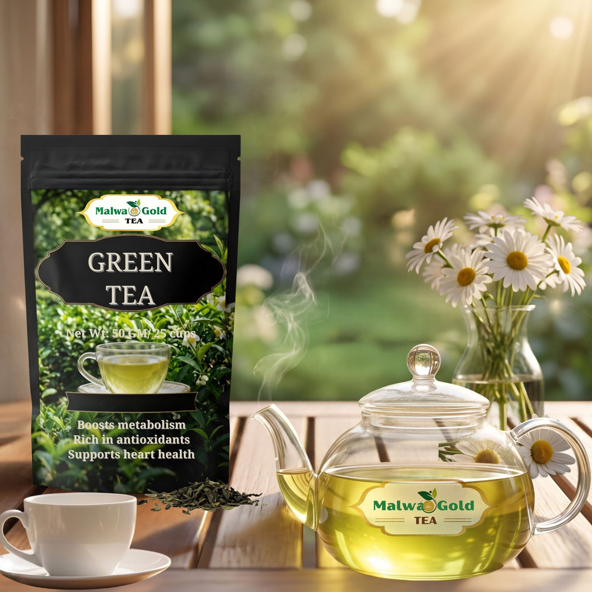 Malwa Gold Green Tea Herbal Infusion