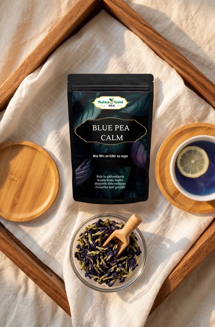Malwa Gold Blue Pea Flower Herbal Infusion