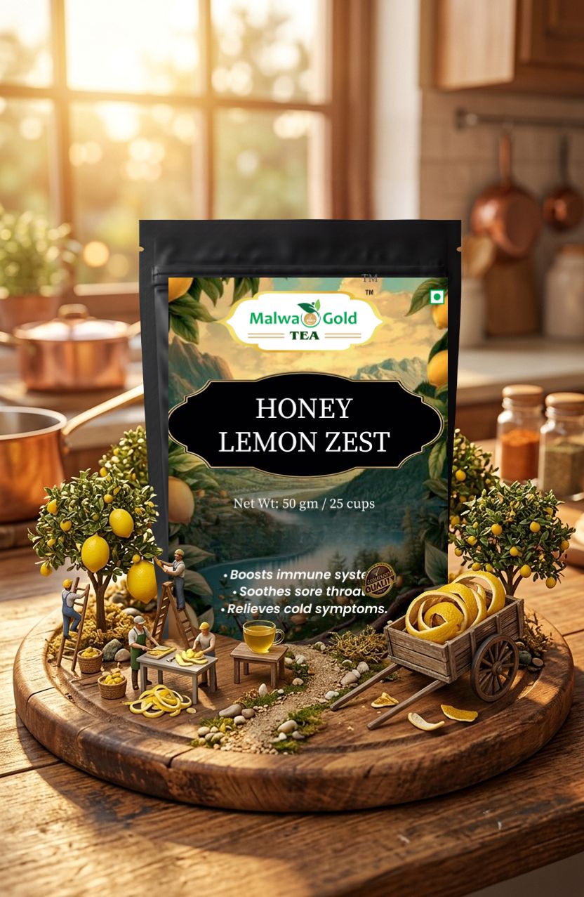 Malwa Gold Honey Lemon Herbal Infusion