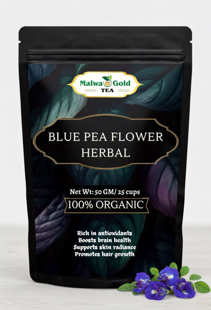 Malwa Gold Blue Pea Flower Herbal Infusion