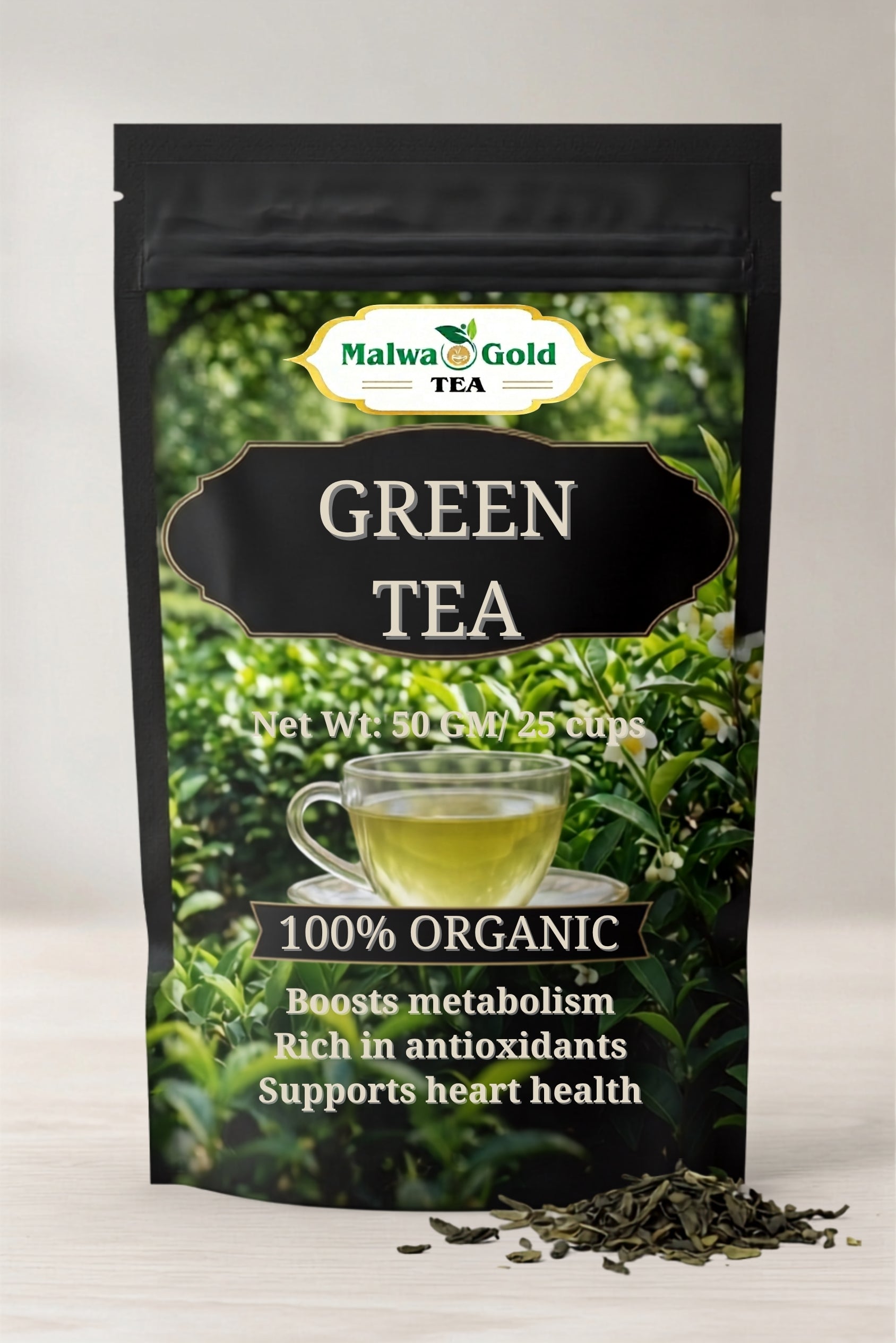 Malwa Gold Green Tea Herbal Infusion