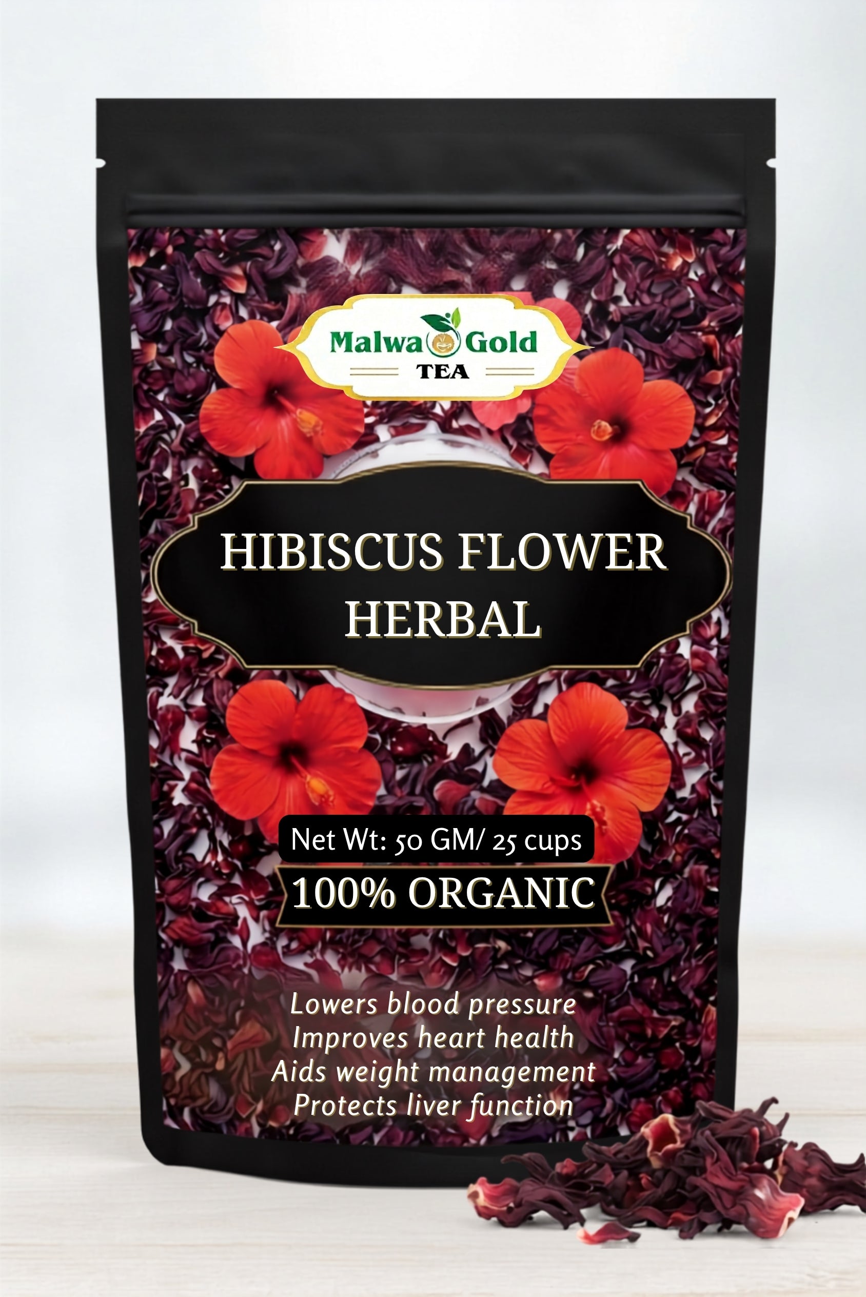 Malwa Gold Hibiscus Herbal Infusion