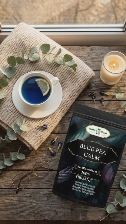 Malwa Gold Blue Pea Flower Herbal Infusion