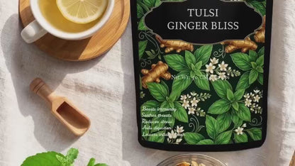 Malwa Gold Tulsi Ginger Herbal Infusion