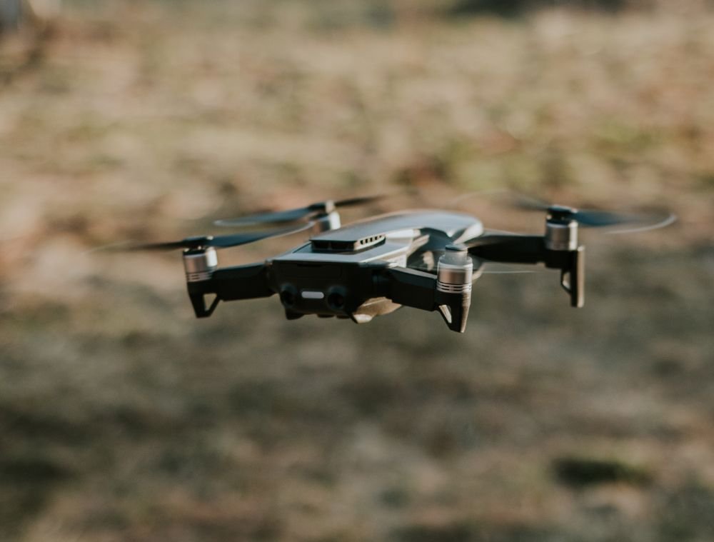 Drone Flying In The Sky LCQ48PR 1